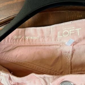 Loft boyfriend cut jeans